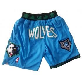 NBA Minnesota Timberwolves Homme Shorts à poche Bleu Swingman